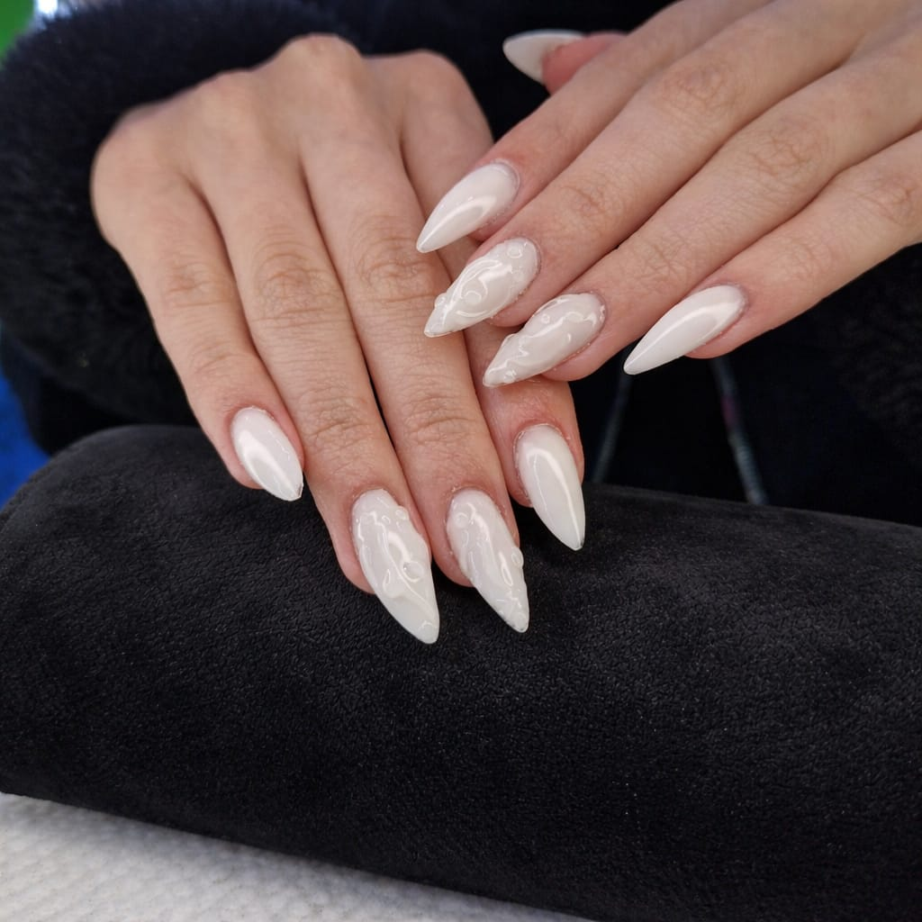 Soft gel en tono milky white